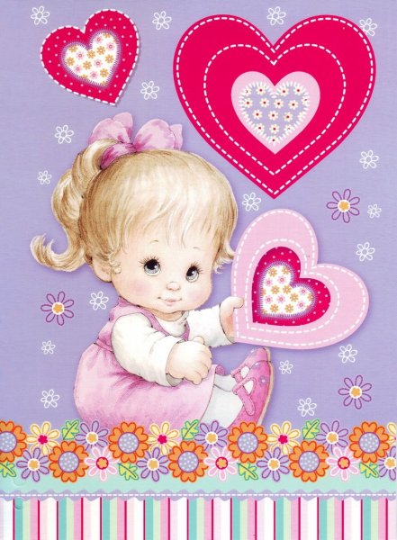 Открытка для малышки