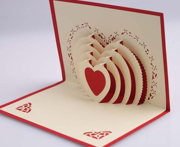 Объёмные открытки своими руками