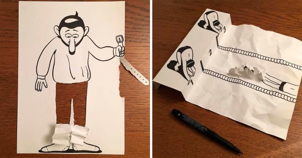 Открытка на 23 февраля своими руками