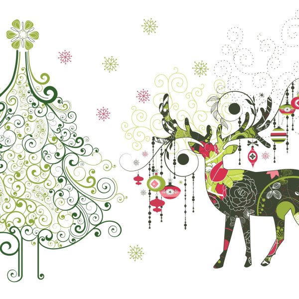 Креативные открытки на новый год