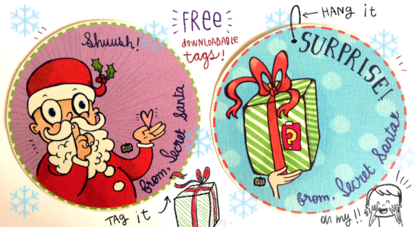 Тайный Санта бирки