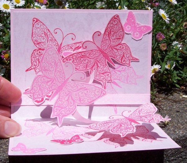 Красивые объемные открытки