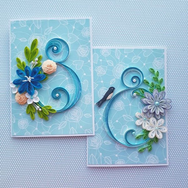 Открытка с объемным разворотом