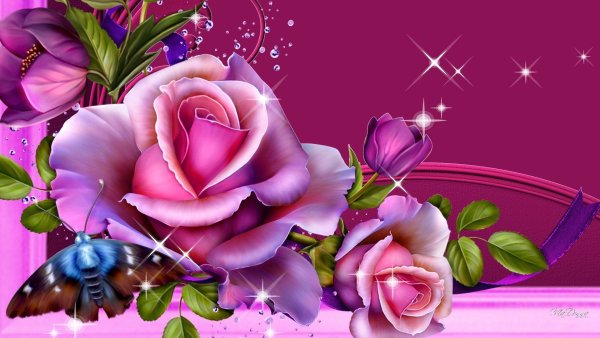 Мерцающие цветы