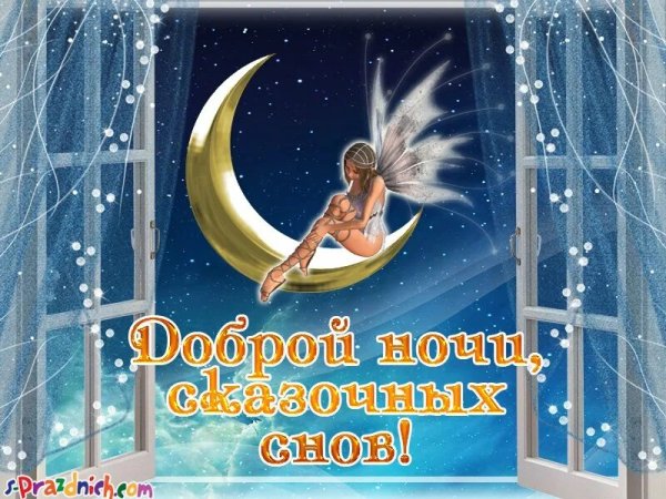 Спокойной зимней ночи сладких снов