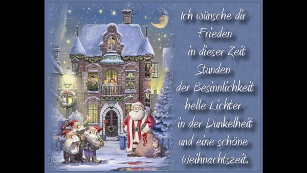 Поздравление с Рождеством на немецком языке