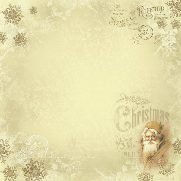 Новогодние листы для скрапбукинга