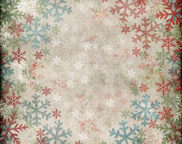 Бумага для скрапбукинга Новогодняя