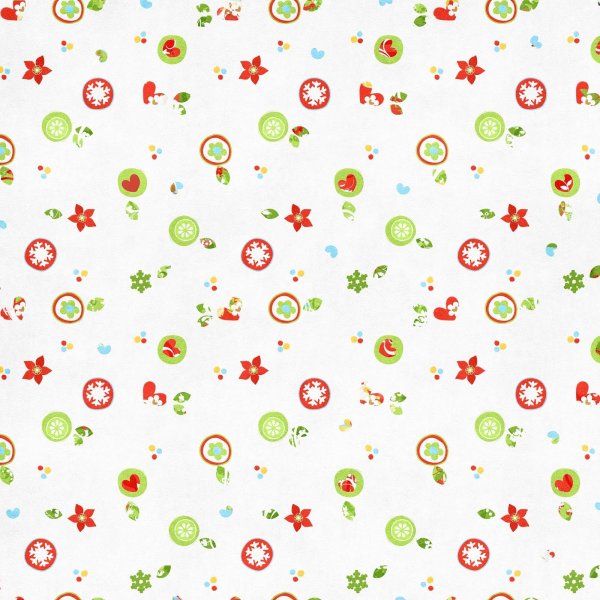 Новогодние элементы для скрапбукинга