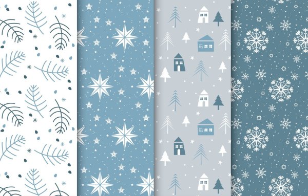 Скрапбукинг бумага Новогодняя