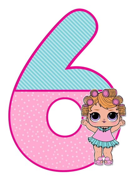 Открытки с днём рождения девочке 6 лет