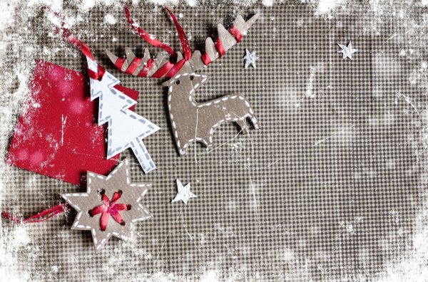 Рождественский фон для открытки