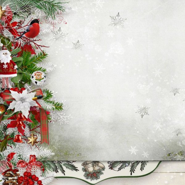 Фон снежинки