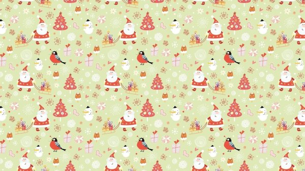 Новогодний фон бесшовный