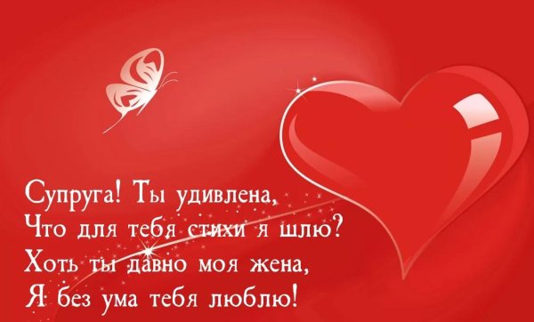 Я тебя люблю жена