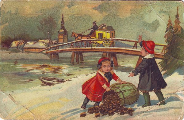 Русские Рождественские открытки 19 века