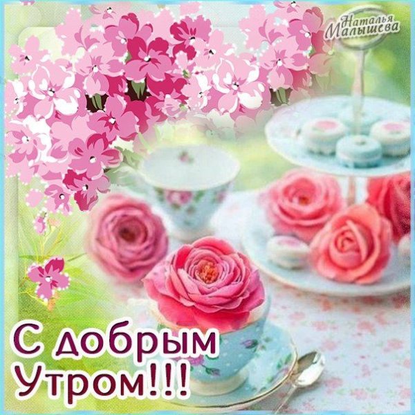 Открытки доброе утро Наташенька