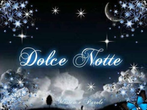 Буонанотте на итальянском открытки