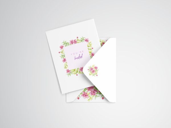 Пригласительный Mockup