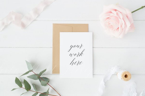 Мокапы для пригласительных на свадьбу