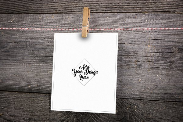 Мокап 2 открытки