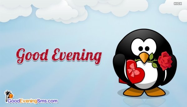 Открытки добрый вечер на английском языке