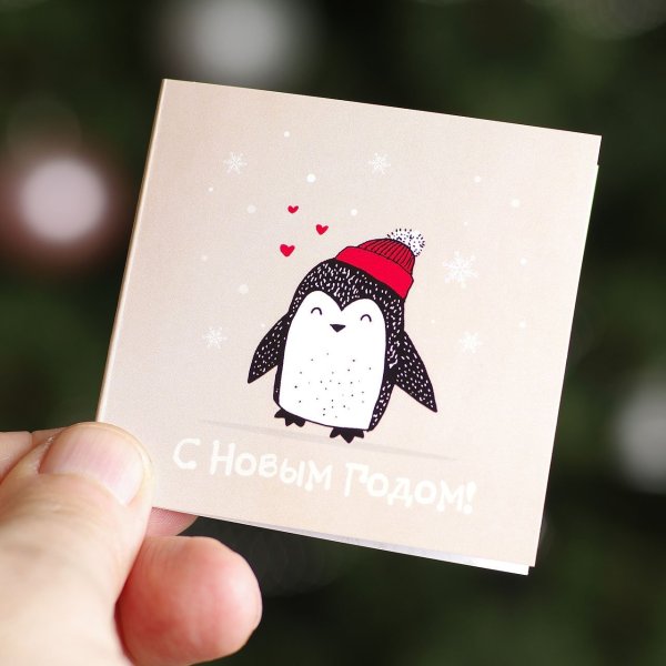 Идеи для мини открыток на новый год