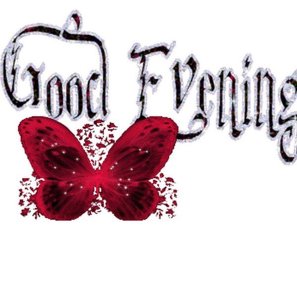 Добрый вечер на английском надпись