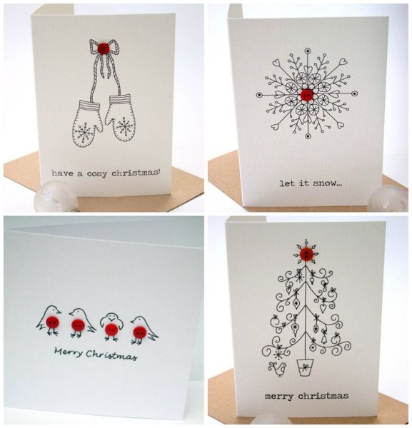 Идеи для открыток на новый год