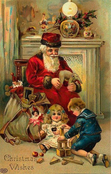 Старинные новогодние открытки