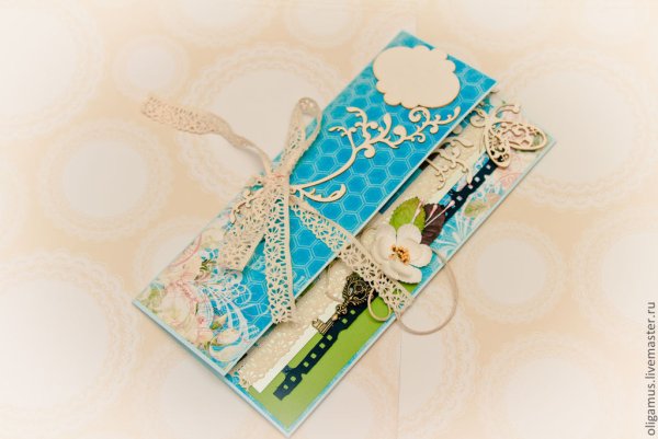 Открытка трансформер Скрапбукинг