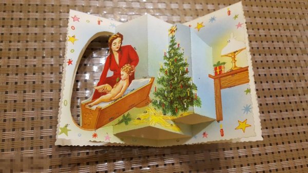 Открытка трансформер с новым годом