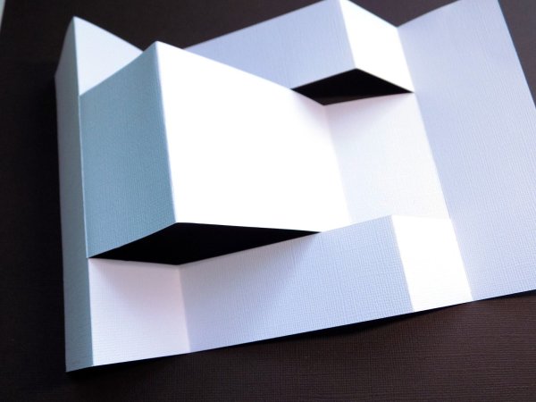 Открытка трансформер из бумаги