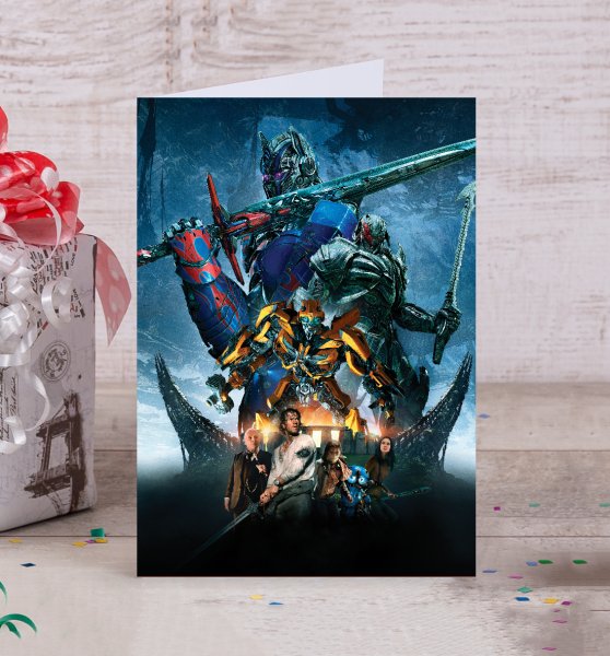 Дизайн открыток трансформеры