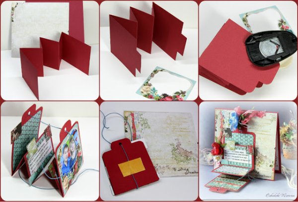 Открытка трансформер своими руками из бумаги