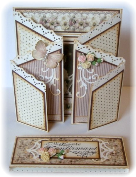 Открытка трансформер Скрапбукинг