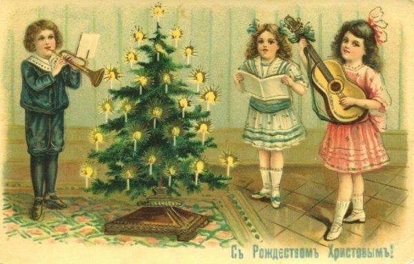 Рождественская елка в России 19 века