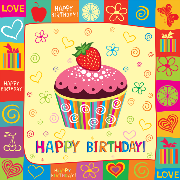 Открытка с днём рождения