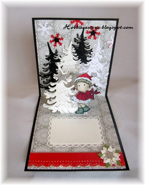 Открытка на новый год раскладная