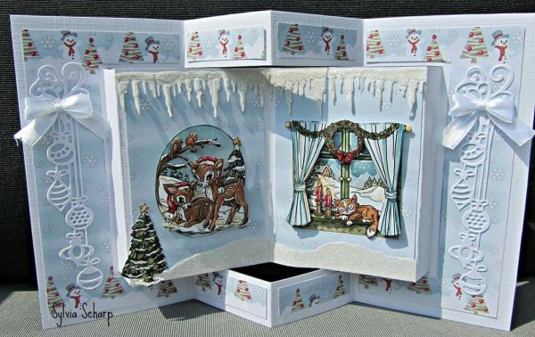 Коробка раскладушка Новогодняя