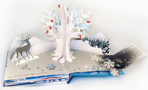 Раскладные новогодние открытки
