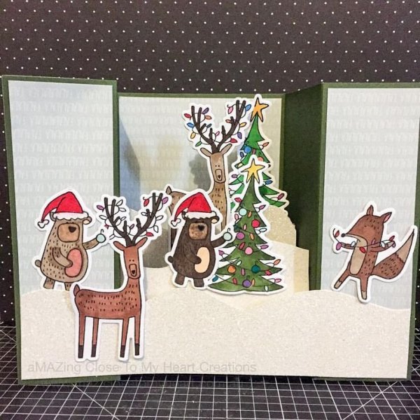 Новогодняя открытка своими руками