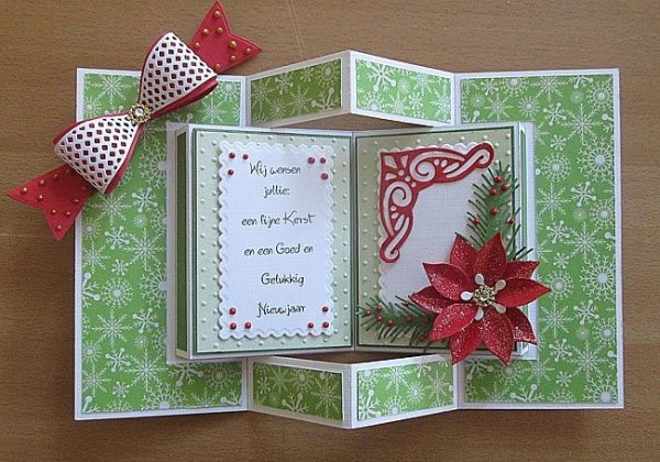 Раскладывающаяся открытка