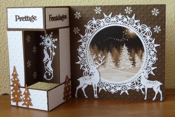 Объемная Новогодняя открытка