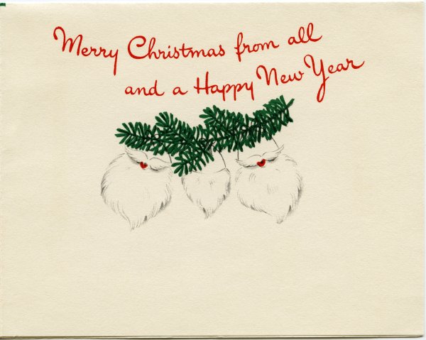 Merry Christmas and Happy New year Винтаж