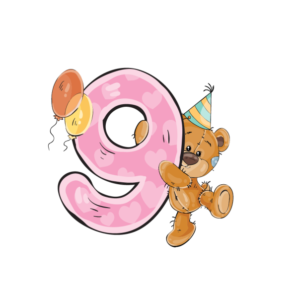 Поздравление с 9ю месяцами