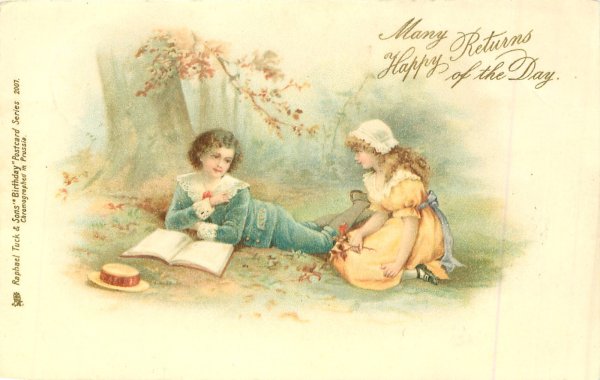 Первая французская открытка