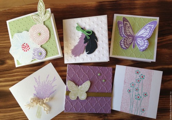 Красивые мини открытки