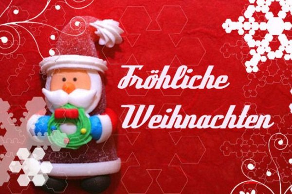 Открытки с Рождеством на немецком языке