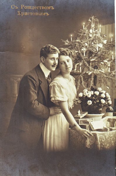 Антикварные открытки с Рождеством Христовым